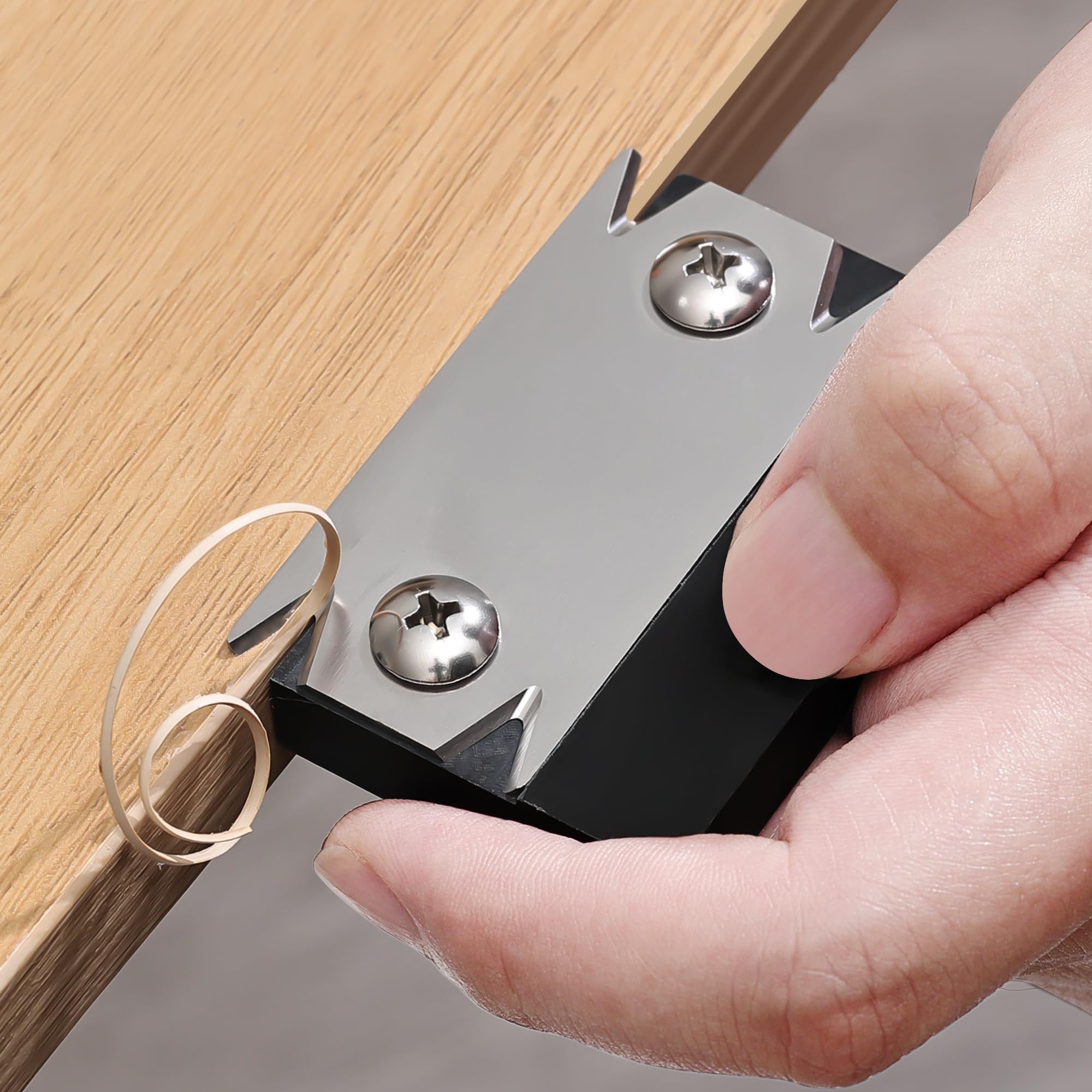 Woodworking Edge Corner Planer - 木工用エッジコーナープレーナー ウッドトリマー チェンファリング フィレットスクレーパー ボードバリ取りツール トリミングナイフ