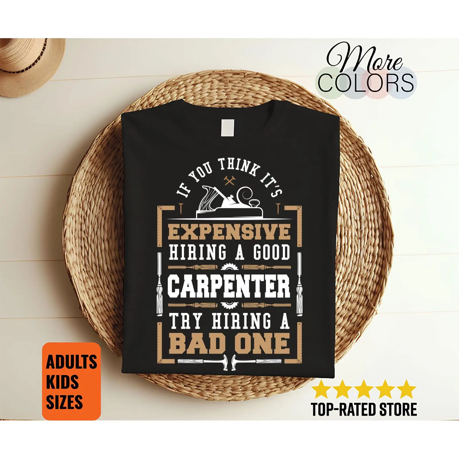 Woodworking Quotes Funny - 面白い大工の名言Tシャツ 木工用 カジュアル おがくず ユニオン 大人