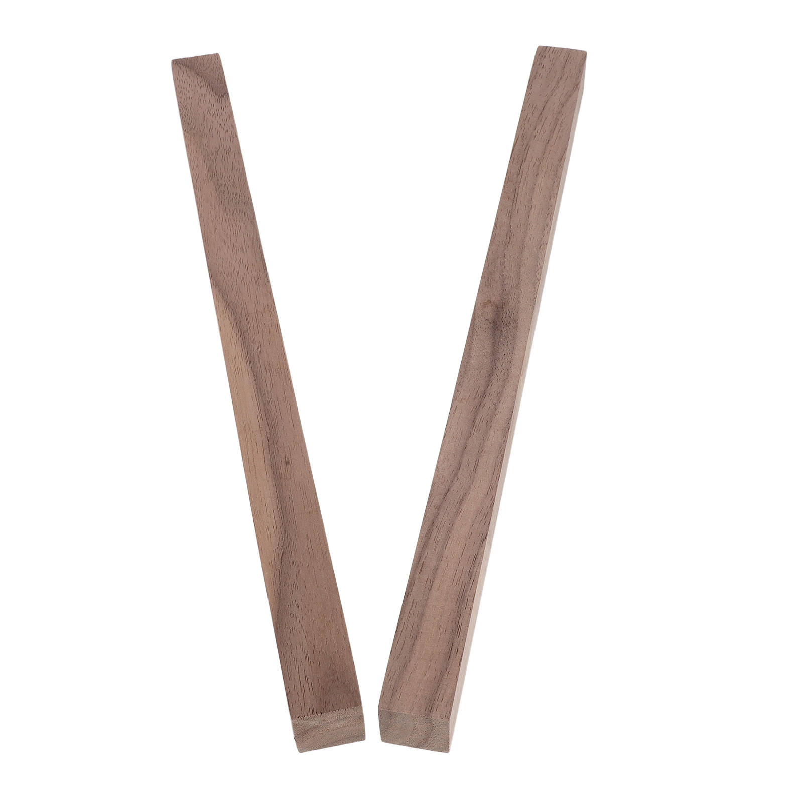 Lumber Woodworking - 2本組ウォールナット材角材 34×12mm 硬材木材 木工やインテリア装飾用 小型木片