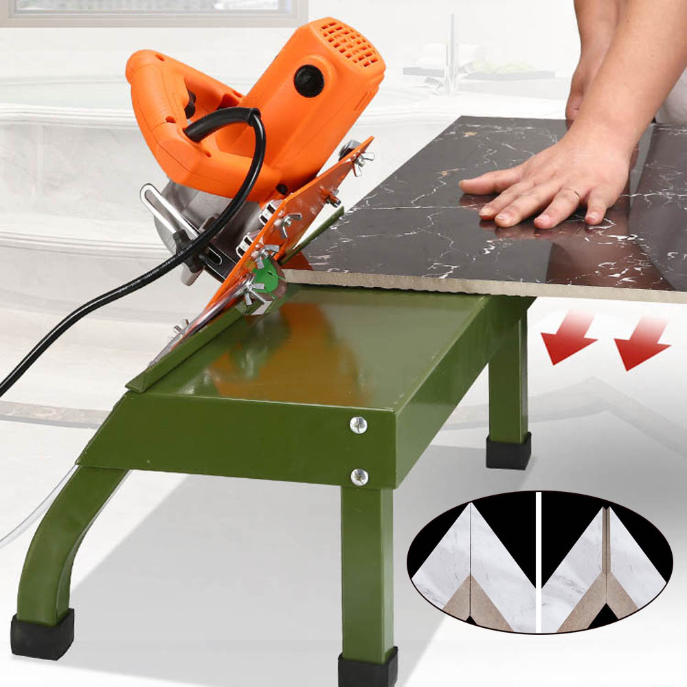 Woodworking Edge Corner Planer - 建設用高精度コーナーカッター、45度の角度、切削工具、デスクトップ、セラミックタイル、面取り機、タイル工具