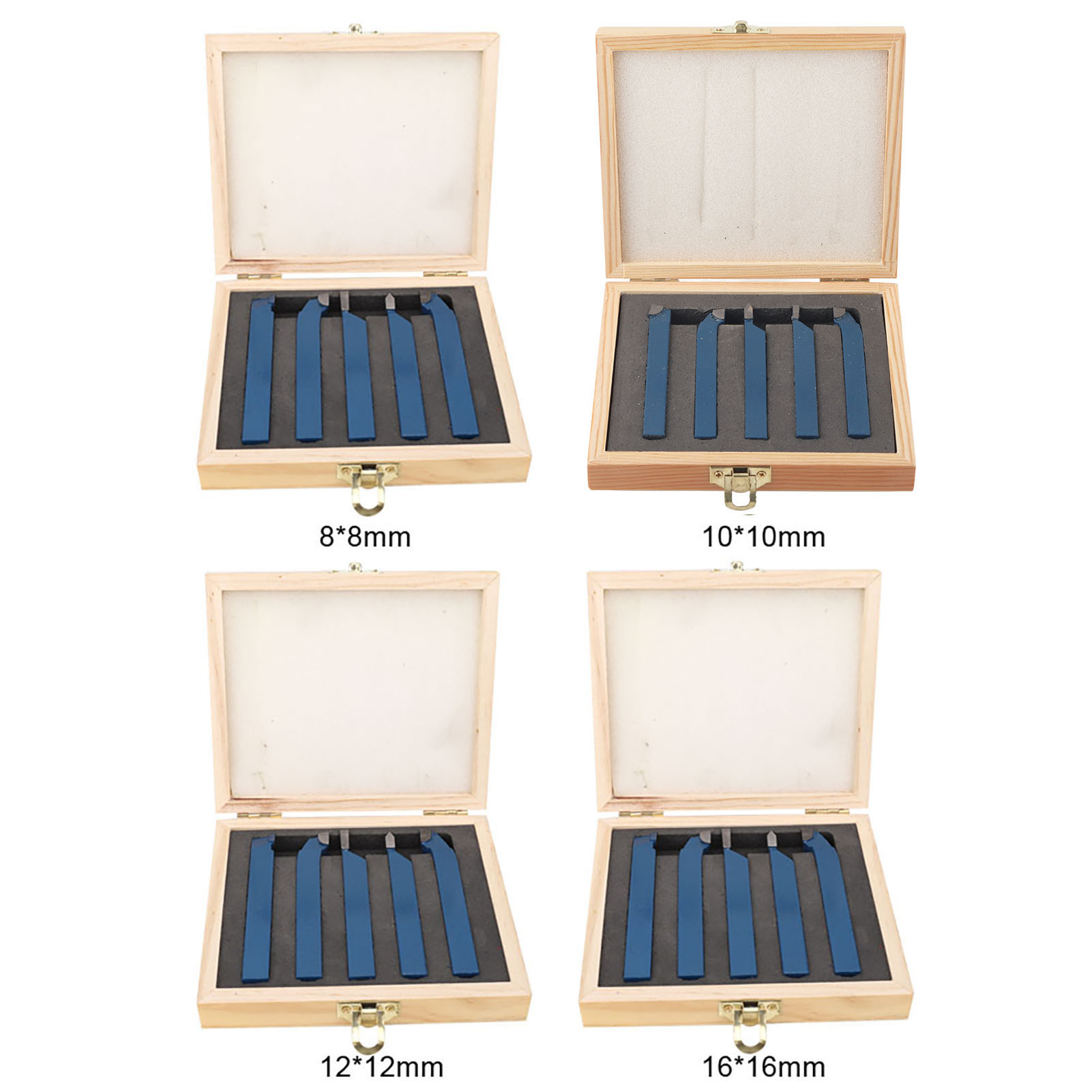 Turning Gouge Set - 旋盤工具 超硬チップ溶接旋削工具セット 工作機械部品 超硬旋盤工具 溝入れ工具 旋盤工具