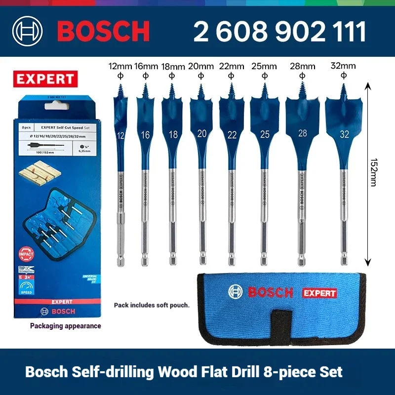 Woodworking Boards - ボッシュ EXPERT セルフカット スピード スペード ドリルビットセット