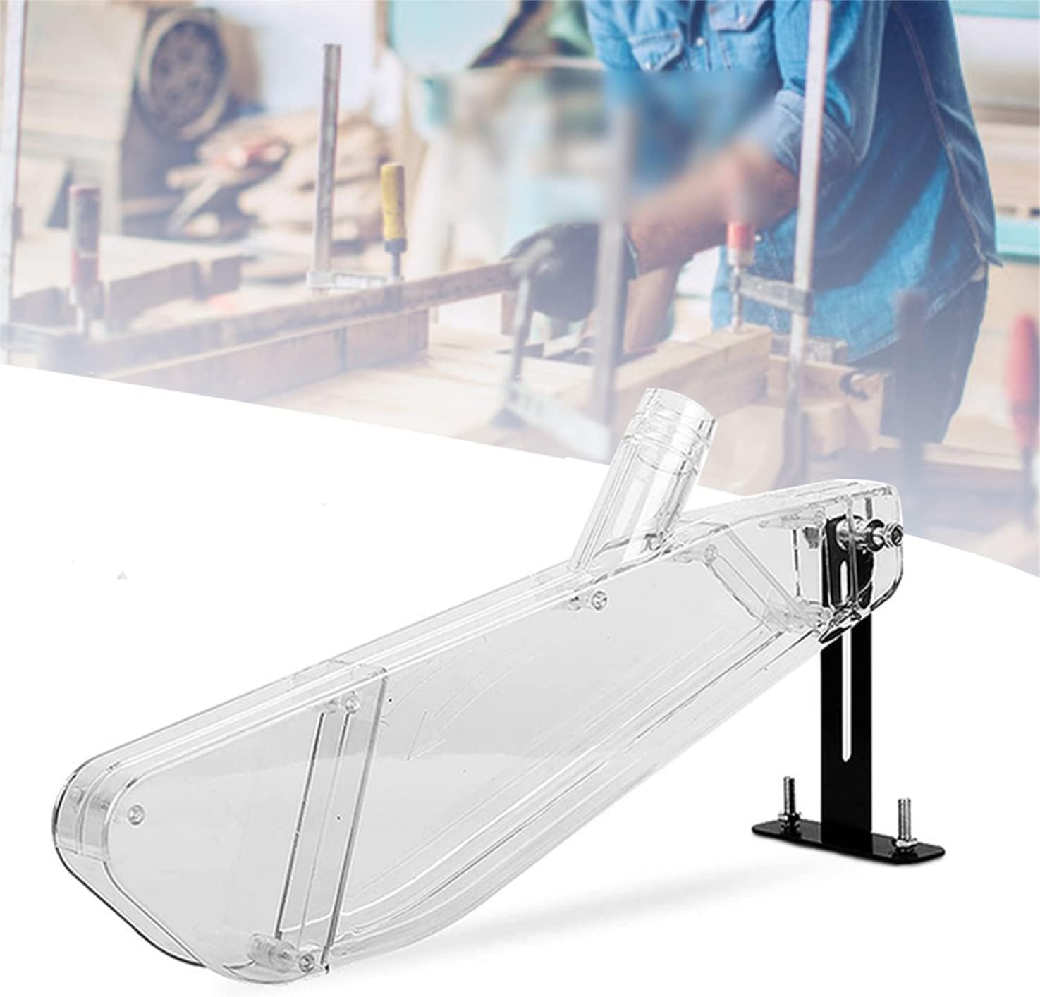 Woodworking Vacuum System - 木工テーブルソー保護カバー透明集塵ガード電動丸鋸用防塵透明プラスチックケース