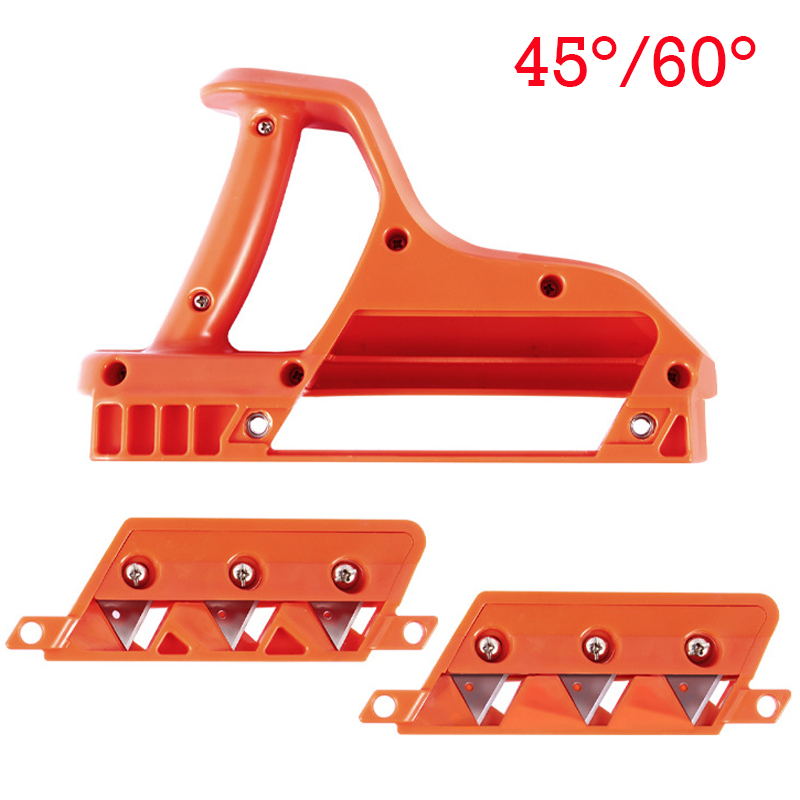 Woodworking Edge Corner Planer - 45/60 度石膏ボードクイックカッター面取りかんなハンドプレーンコルクボード乾式壁エッジ面取り大工トリマーハンドツール