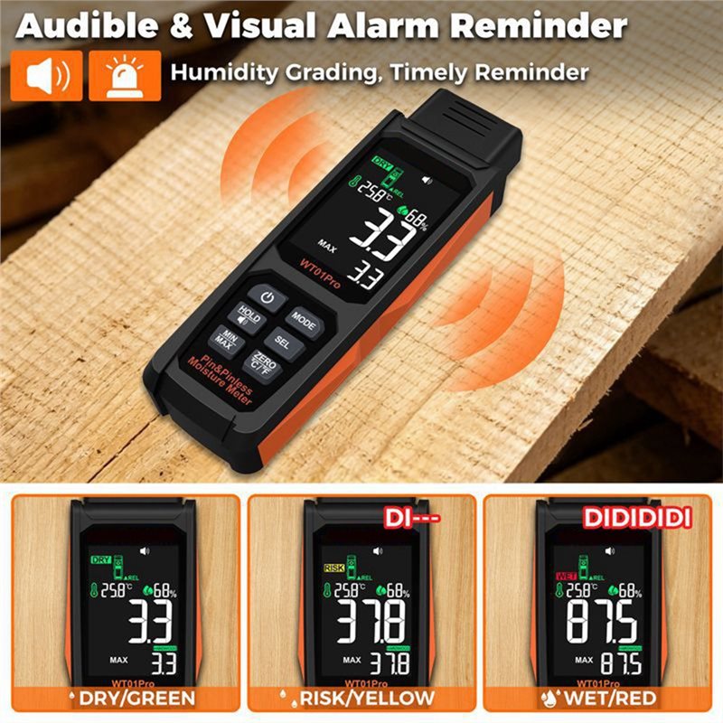 PHFU-木材・コンクリート用2in1水分計 ピンレス＆ピン - Lumber Woodworking のレビューと価格