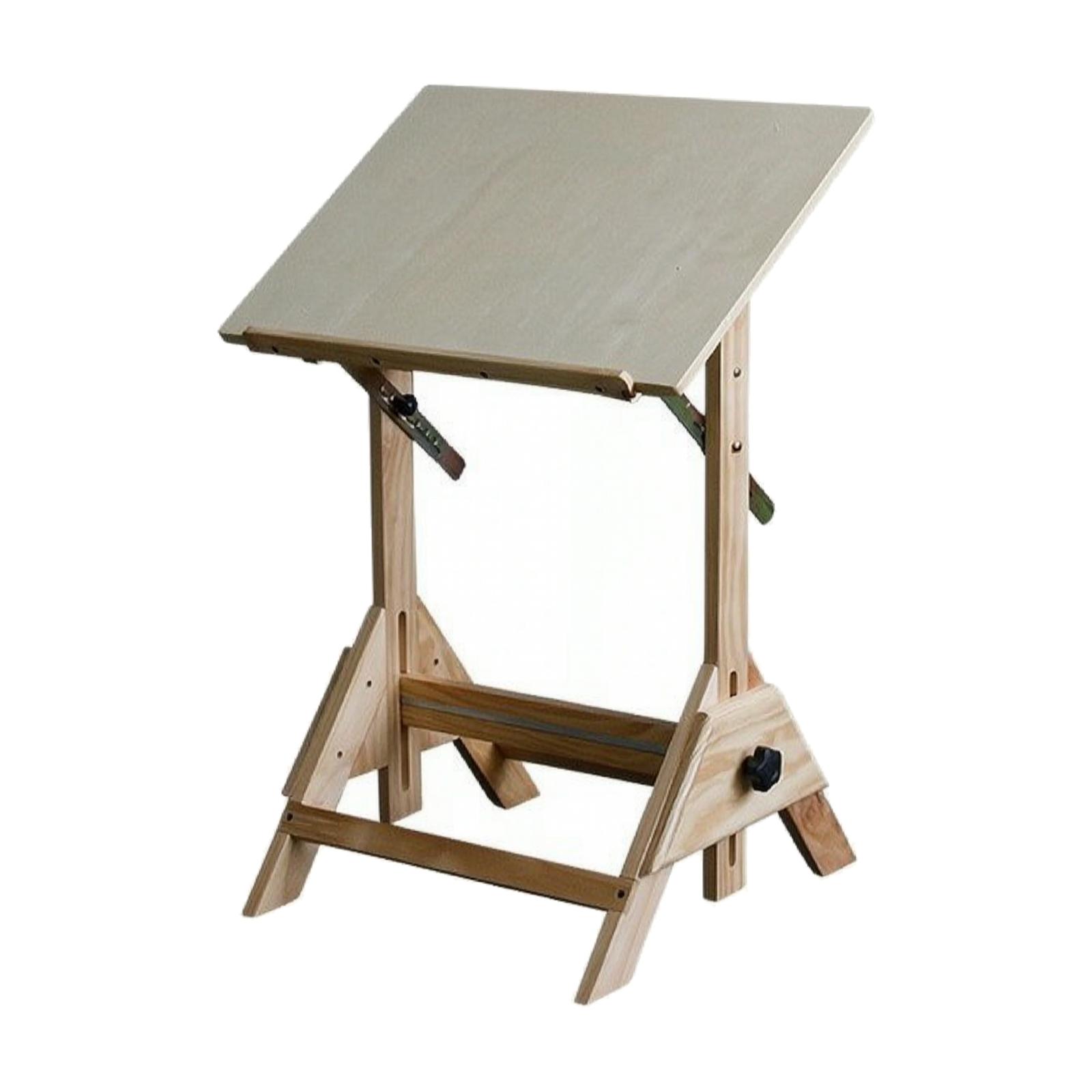 高さ調節可能なアートデスク。傾斜した天板と、作品をしっかりと - Woodworking Table のレビューと価格