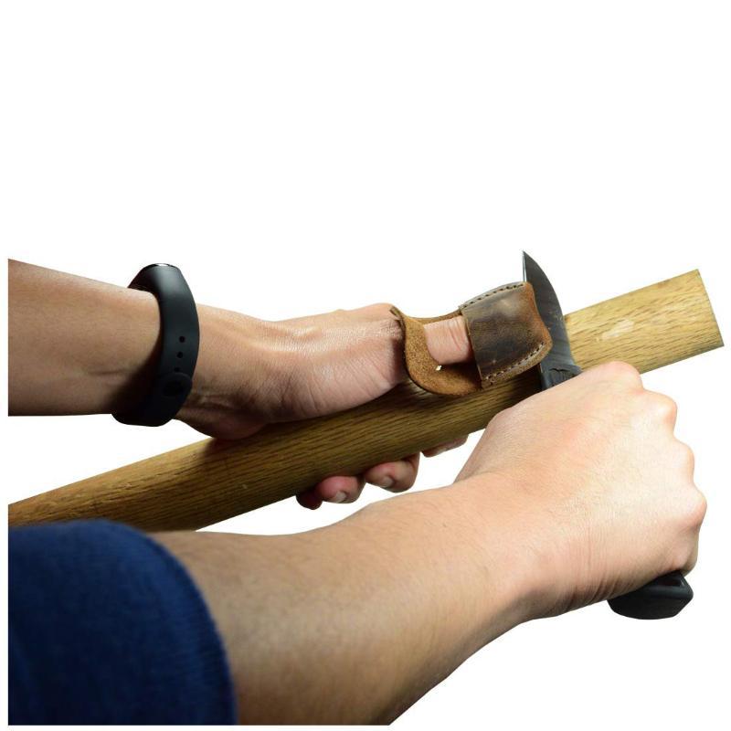 ～牛革製のナイフ研ぎ用指保護カバー。滑り止め加工を施し、キッ - Woodworking Kitchen Projects のレビューと価格