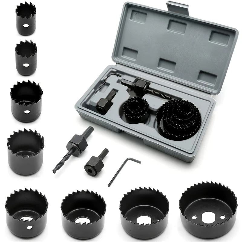 8個入り木工用ホールソーキット 19mm-64mm（3/4イ - Woodworking Kit のレビューと価格