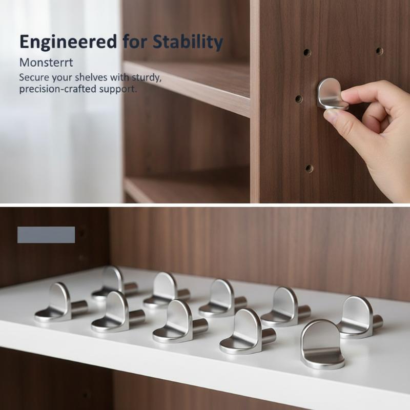 合金製棚受けペグ 20個入り 簡単組み立て 丈夫なブラケット - Woodworking Kitchen Projects のレビューと価格