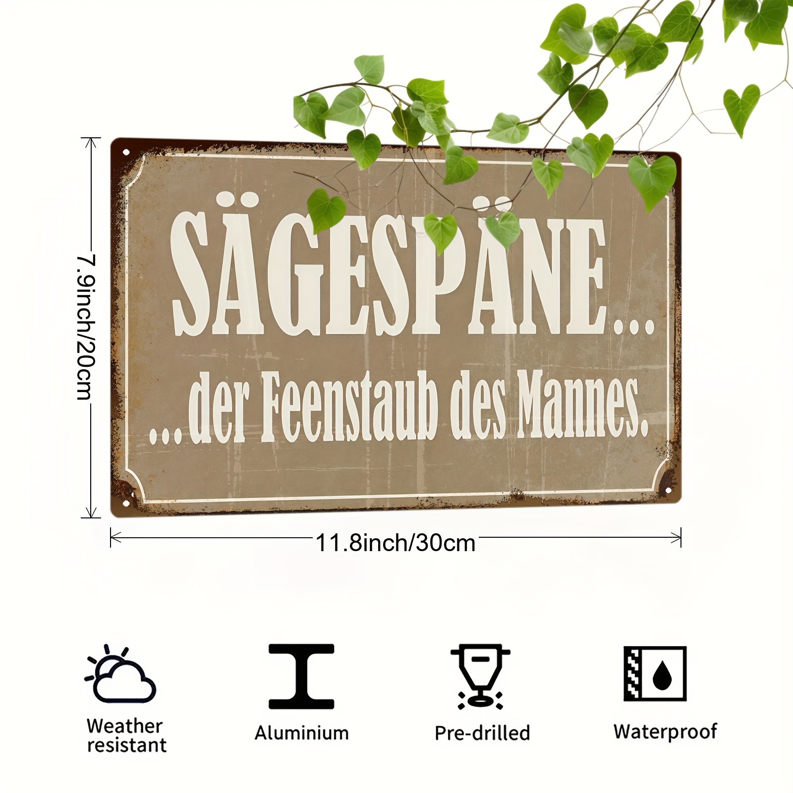 ヴィンテージ「Sägespäne Feenstaub des - Woodworking Quotes Funny のレビューと価格