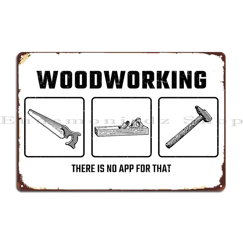 面白い木工の名言 木工の名言 メタルサインポスター シネマプ - Woodworking Quotes Funny のレビューと価格