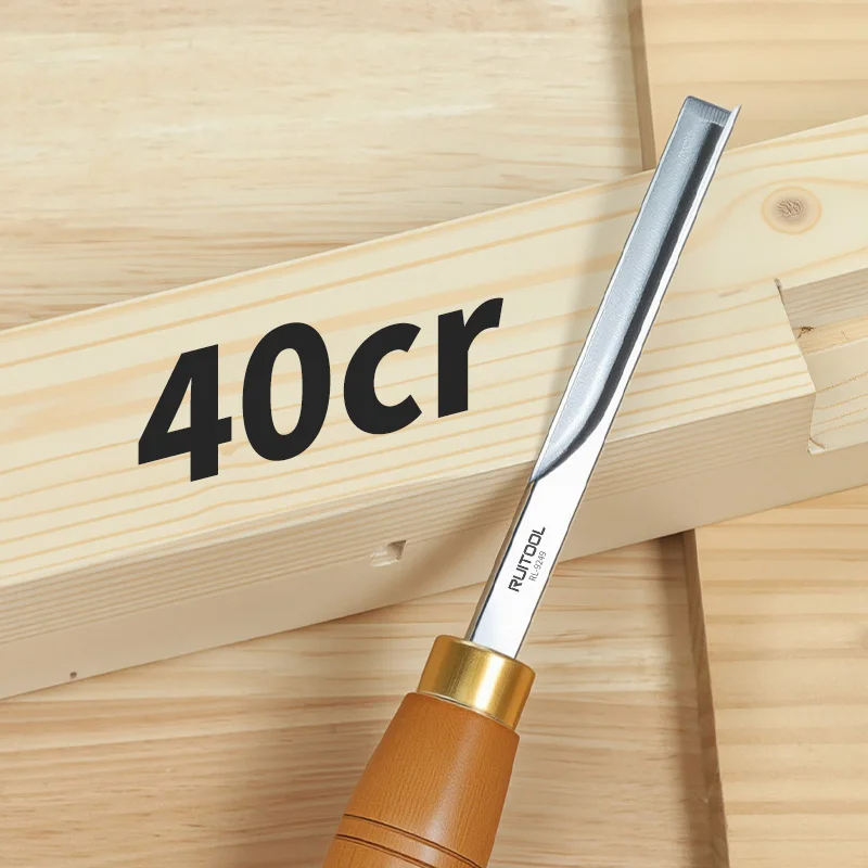 10インチコーナーチゼル、40Cr合金鋼刃、ブナ材ハンドル、 - Woodworking Edge Corner Planer のレビューと価格