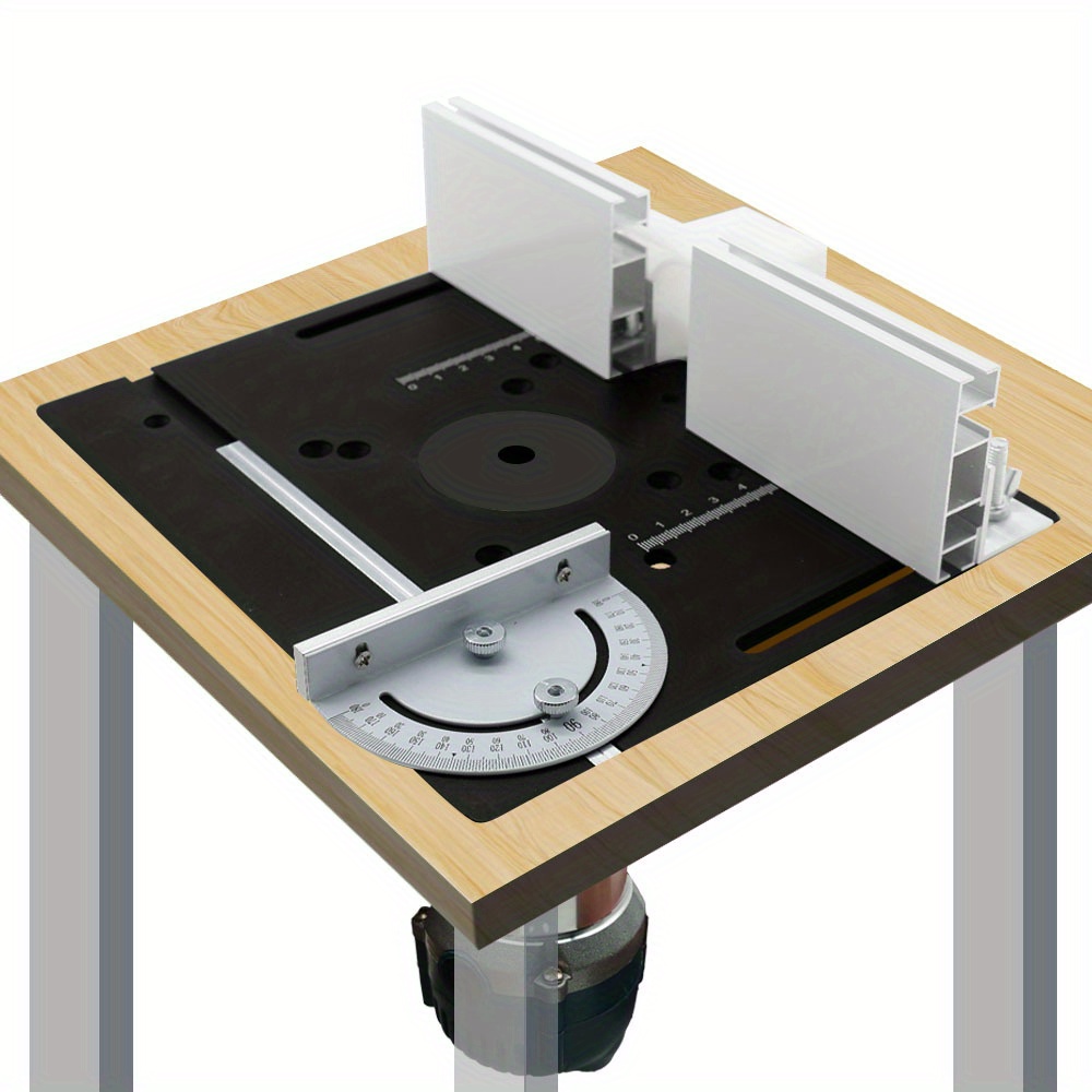 アルミルーターデスクトップインサートボード、角度付きガイドレ - Woodworking Boards のレビューと価格