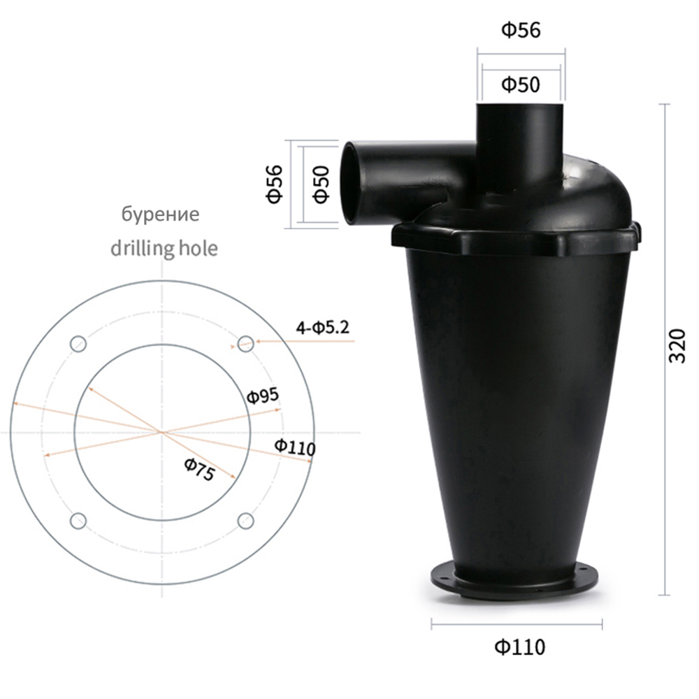 掃除機ターボ木工フィルターサイクロンセパレーター産業用および - Woodworking Vacuum System のレビューと価格