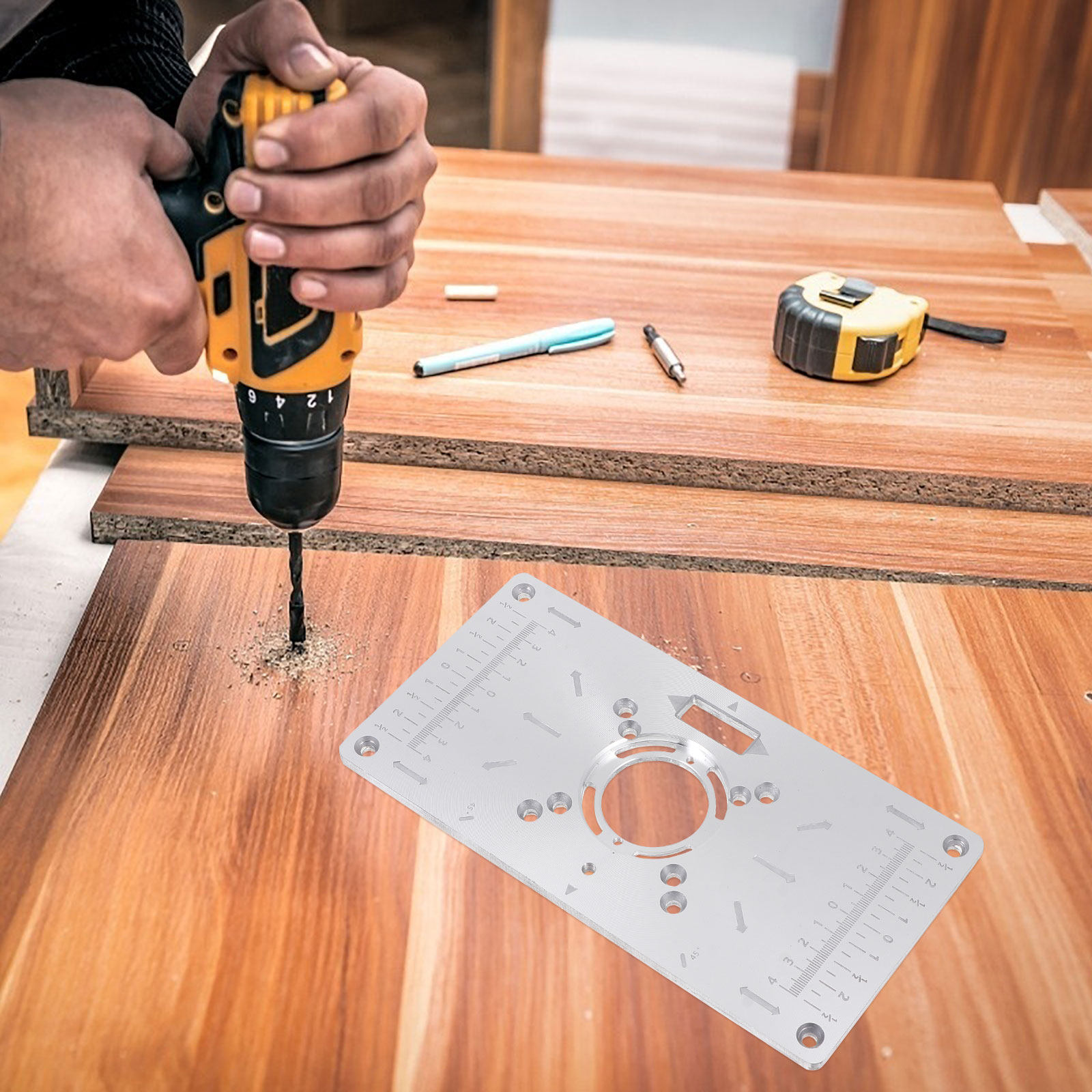 木工用トリミングマシン用、アルミニウム合金製ルーターテーブル - Woodworking Table のレビューと価格