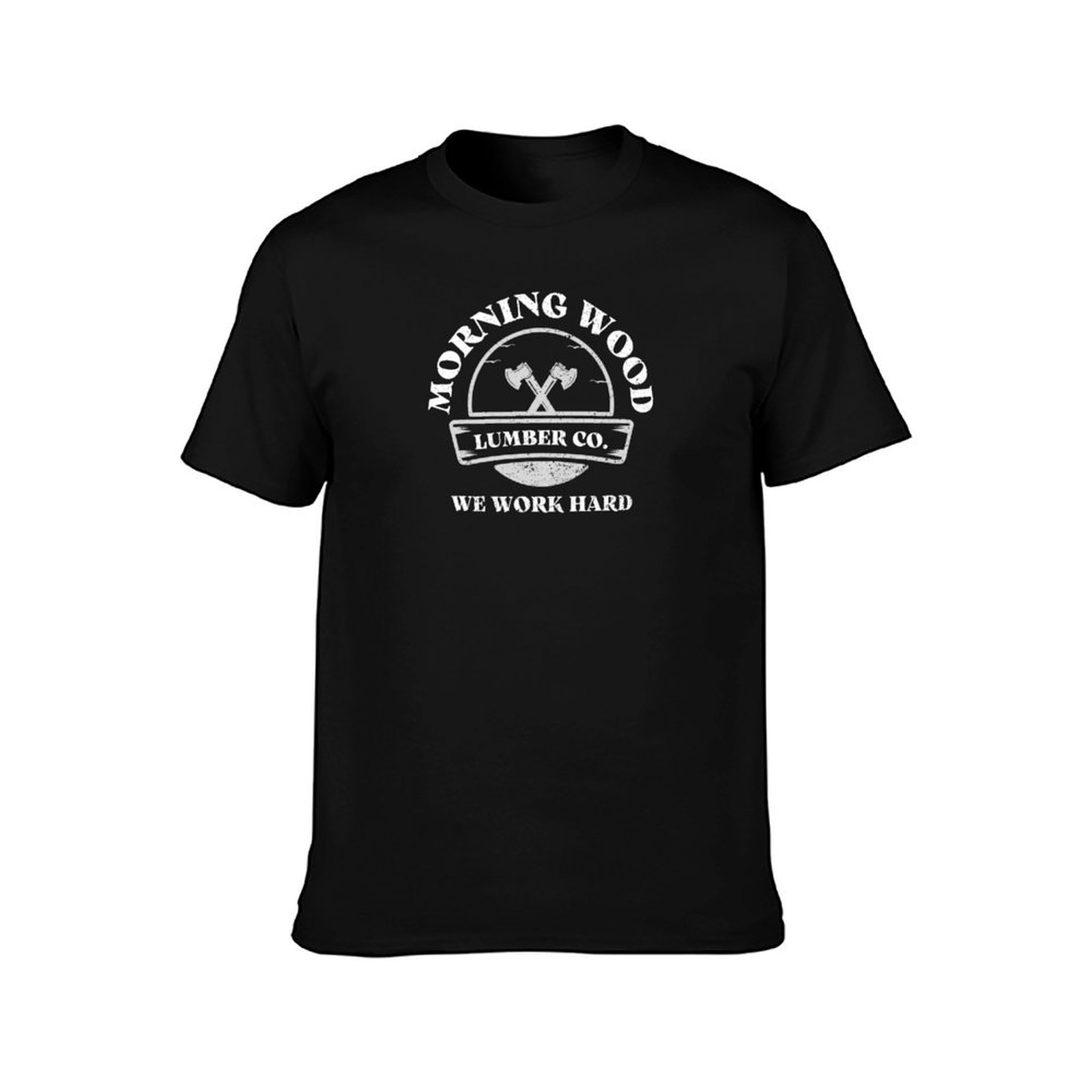 モーニングウッド木材会社 私たちは一生懸命働く Tシャツ 通 - Lumber Woodworking のレビューと価格